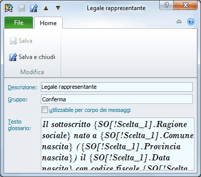 Glossari