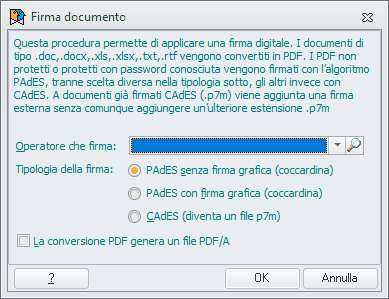 Firma documento