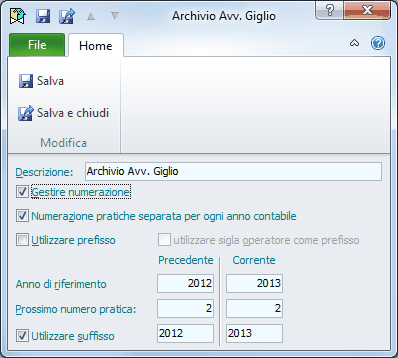 Archivi pratiche