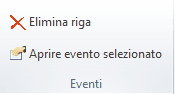 Pulsanti eventi