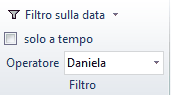 Pulsanti Filtro Timesheet