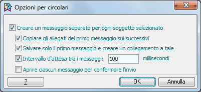 Opzioni circolare