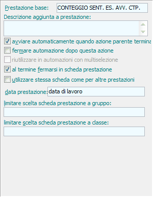 Azione di tipo prestazione