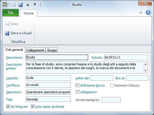 Prestazioni base-Dati generali