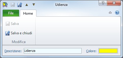 Colori agenda