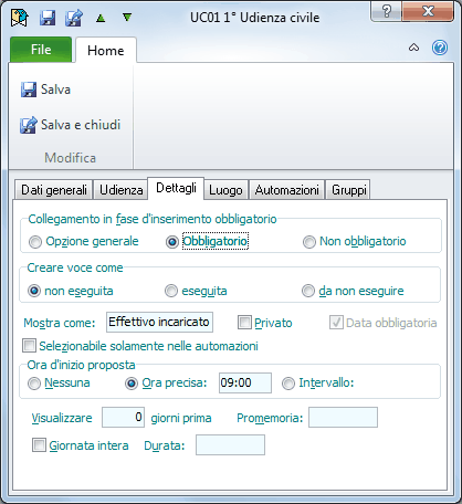 Voci agenda base-Dettagli