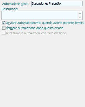 Azione di tipo automazione