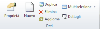 Pulsanti Tabelle ausiliarie