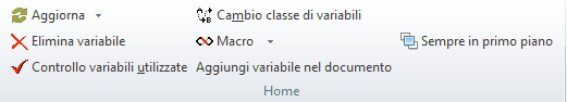 Pulsanti Interfaccia Gestac Word