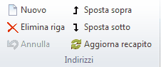 Pulsanti indirizzi
