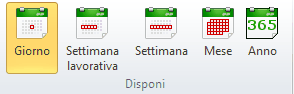 Agenda-Pulsanti Disponi