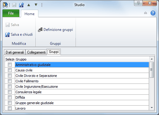 Prestazioni base-Gruppi