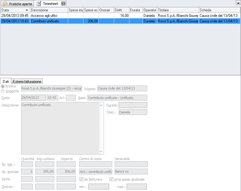 Timesheet