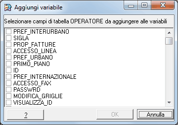 Aggiungi campo come variabile nelle collezioni