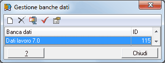 Gestione banche dati