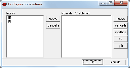 Gestione interni